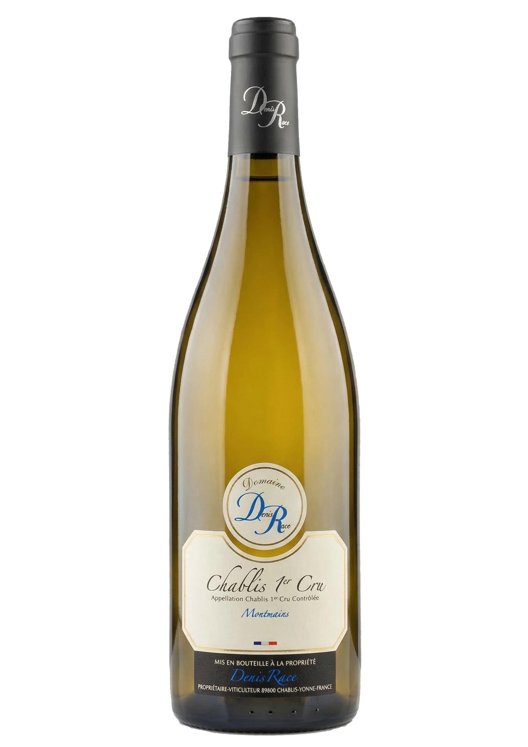 762 - Chablis 1er Cru Montmains 2023. Domaine Denis Race VV 4,1