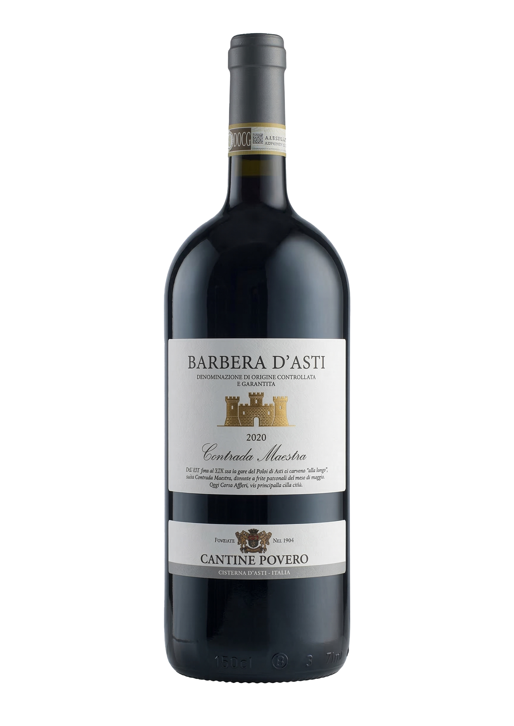 1207 – Barbera d'Asti Contrada Maestra Magnum 2024 – Cantine Povero